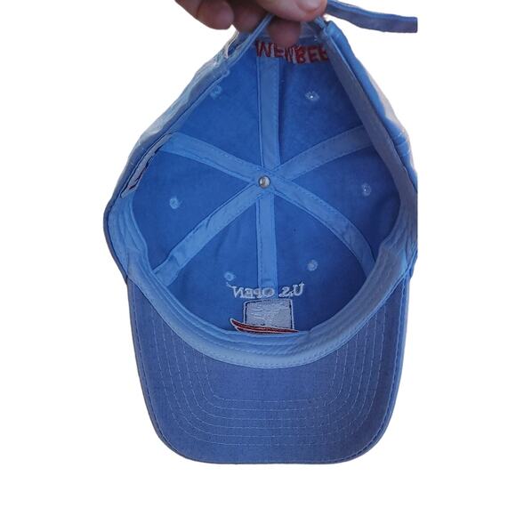 Pebble Beach 2019 US Open Hat Strap Back Sky Golf Cap Blue Tree Logo USGA Member - Picture 3 of 4